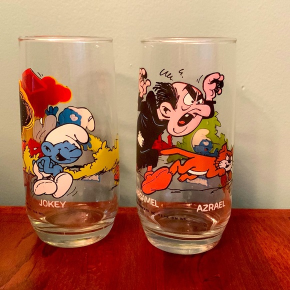 Other - 1982 Smurf glasses
